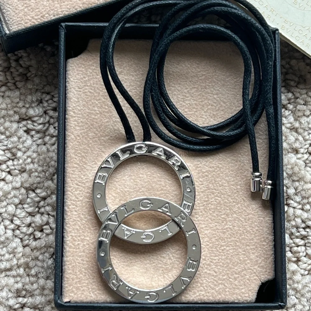 Bulgari Fortuna Grande Pendant Necklace Silver - Picture 2 of 4